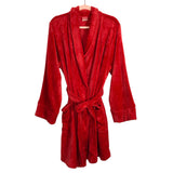 Soma Red Embraceable Plush Belted Robe-Size L/XL (sold out online)