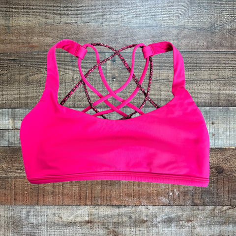 Lululemon Magenta Sports Bra- Size 4