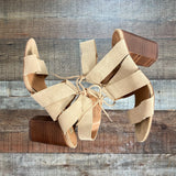 Steve Madden Suede Lace Up Heeled Sandals - Size 7 (see notes)