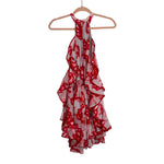 House Of Harlow x REVOLVE Red/White Printed Dress - Size S