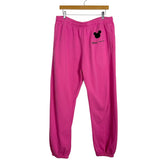 Disney x Stoney Clover Pink Mickey Joggers - Size L/XL (Inseam 29")