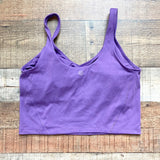 Gilly Hicks Purple Go Recharge Moisture Wicking Padded Sportlette NWT- Size XL (we have matching leggings)