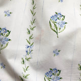 Grace & James Kids White/Blue/Green Floral Print with Ruffle Sleeves Dress- Size 2T (see notes)