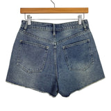 Mustard Seed Distressed Raw Hem Jean Shorts- Size S