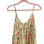 Vestique Cream Floral V-Neck Dress- Size M