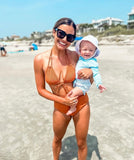 The Beaufort Bonnet Company Light Blue Rash Guard- Size 6-12M