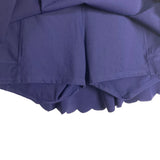 Attraco Navy Scalloped Tennis Skirt with Built In Shorts and Scalloped Tank Set- Size S (sold out online, sold as a set)