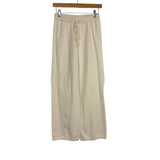 No Brand Cream Wide Leg Pants - Size M