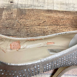INC International Concepts Silver Rhinestone Pumps- Size 7.5 (see notes)