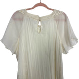 TULLE Cream Dress- Size M (see notes)