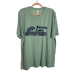 Canvas Mint Green Norris Lake T-Shirt - Size Men's XL