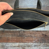 Parker Clay Black Leather Backpack (see notes)