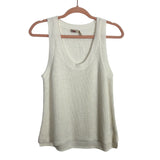 Faherty Cream Tank Sweater- Size S