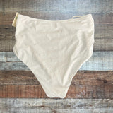 Aerie Cheeky White Side Lace Swim Bottoms NWT - Size M