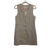 Abercrombie & Fitch Tan Linen Blend Dress NWT- Size S