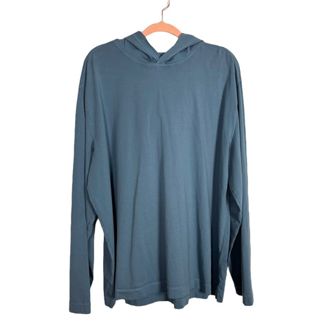Banana Republic Blue Authentic Tee Hooded Top - Size Men's XL