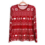 PatPat Peace Joy and Love Christmas Pajama Set- Size S