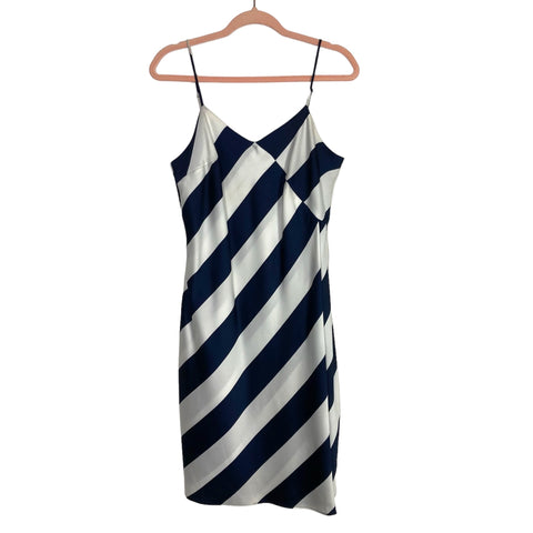 Banana Republic Navy and White Striped Dress- Size 6 (see notes)