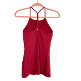 Lululemon Red Racerback Padded Tank- Size 6