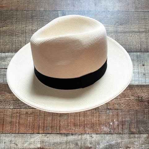 Pineapple & Star Paper Fedora Hat- Size S (21 3/4"-22")