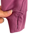 Lululemon Dusty Rose Scuba Half Zip Hooded Sweatshirt-Size M/L (see notes)