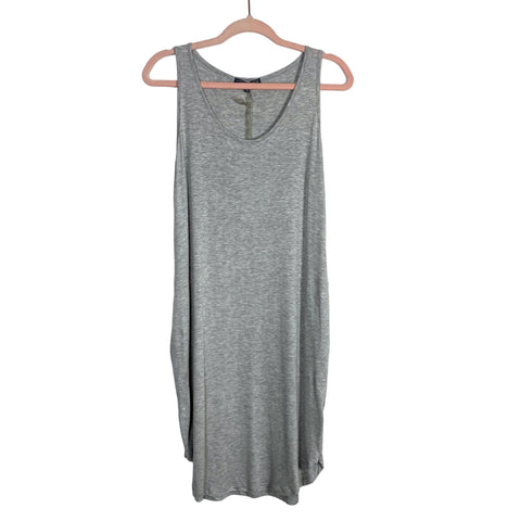 Matty M Heather Gray Sun Kissed Tank Dress NWT- Size M