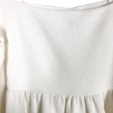 Scoop Ivory Puff Sleeves Babydoll Dress- Size S (see notes, sold out online)
