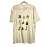 Pink Desert Cream Christmas Tree Tee-Size L (sold out online)