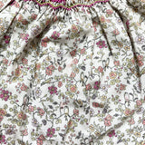Ruth and Ralph Flowers and Birds Print Smocked Top and Matching Shorts/Bloomers- Size 3T (see notes)