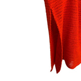 Mister Zimi Rio Open Knit Side Slits Dress in Spritz NWT- Size XS