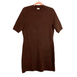 Abercrombie & Fitch Brown Mock Neck Sweater Dress- Size XL (sold out online)