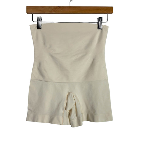 Shapermint Essentials Cream High-Waisted Shaper Shorts- Size L