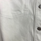 Scoop White Denim Button Up Shirt Dress- Size XS (see notes)