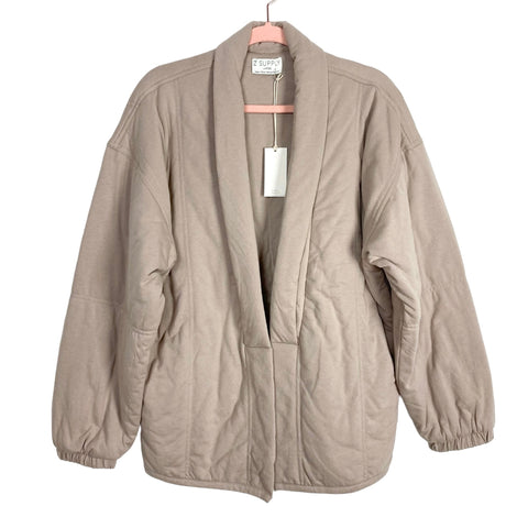Z Supply Tan Open Front Jacket NWT- Size L