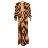 Natalie Martin Striped Long Robe- Size M