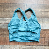 No Brand Green Tie-Dye Back Cutout Sports Bra- Size S
