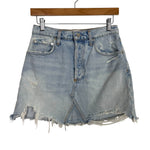 AGOLDE Light Wash Distressed Jean Skirt- Size 26 (see notes)
