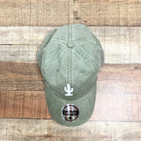 Adams Olive Canvas Cactus Baseball Cap NWT