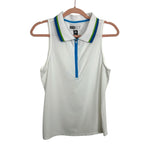 Beach Riot White Sleeveless Polo Top - Size M (We Have Matching Bottoms!)