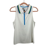 Beach Riot White Sleeveless Polo Top - Size M (We Have Matching Bottoms!)