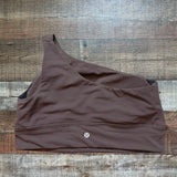 Lululemon Brown One Shoulder Sports Bra- Size 14