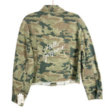 Free People Camo Denim "Hello Gorgeous" Jacket NWT- Size L