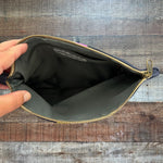 Bagging Rights Navy Blue Fold Over Clutch - (Like New)
