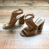 Steve Madden Dark Brown Slingback Heel Sandals- Size 8.5