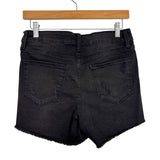Just USA Black Raw Hem Jean Shorts- Size M