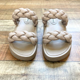 Steve Madden Braided Double Strap Sandals- Size 10 (see notes)