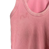 Abercrombie & Fitch Pink Ribbed Scoop Neck Tank- Size M (see notes)