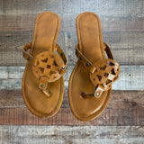 Pierre Dumas Brown Slip On Sandals- Size 9 (see notes)