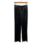 Above Stars Black Velvet Pajama Bottoms - Size S (We Have Matching Bottoms Top!)