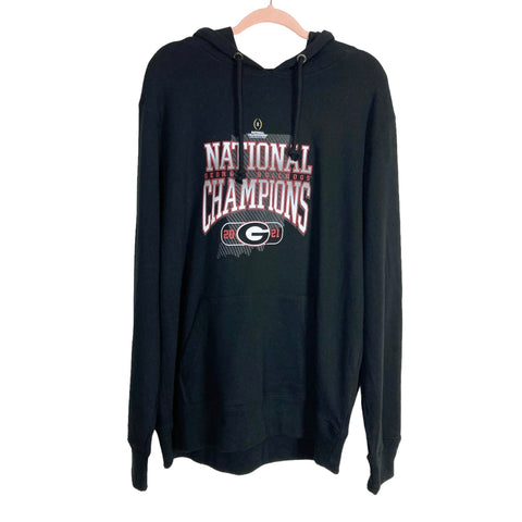 47 Black Georgia Bulldogs National Champions Hooded Sweatshirt NWT- Size XL